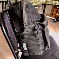信三郎帆布黒リュック　使用感ありの画像