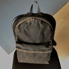信三郎帆布黒リュック　使用感あり