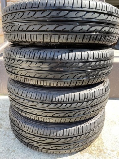 【決まりました】ダンロップ　EC202 155/65R14 75S 4本 ダイハツ純正アルミホイールセット 