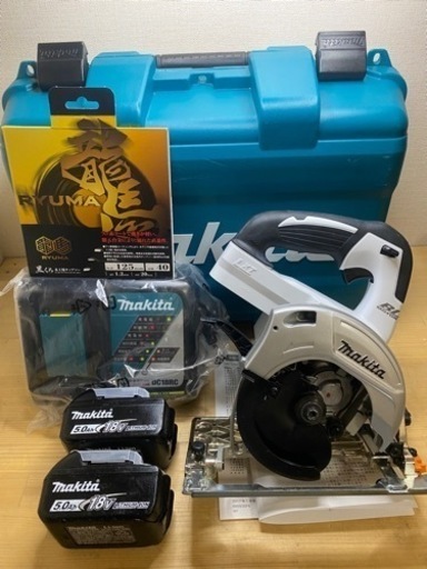 中古 マキタ　HS471D 18V マルノコ　白　フルセット