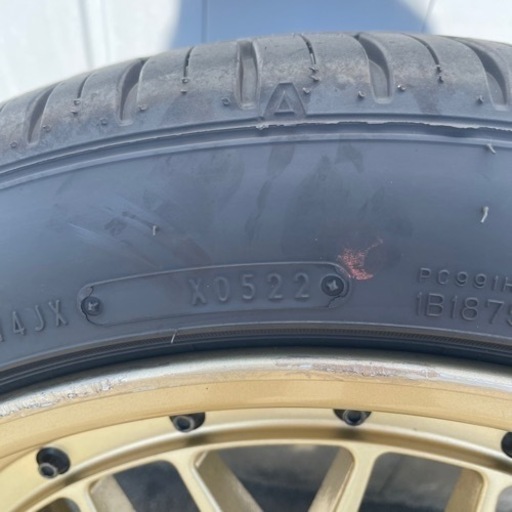 BBS 18インチ　ファルケン22年製　タイヤホイールセット