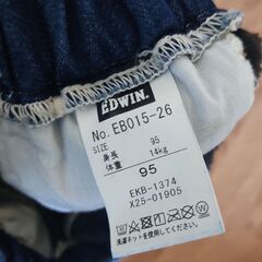 EDWIN/エドウィン☆デニム［95サイズ］の画像