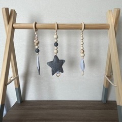 木製ベビージム　メリー（美品）の画像