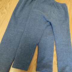 UNIQLOBABY/ユニクロベビー☆裏起毛パンツ2枚セット♪［ブルー/100サイズ］の画像