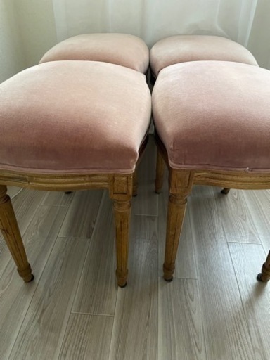 パリ　メゾンドファミーユ製スツール4脚セット