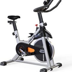 YOSUDA スピンバイク 最新摩擦式 16KGホイール 家庭用 静音 運動不足解消 筋肉トレーニング ダイエット 組立簡単 日本語取扱説明書 (摩擦式スピンバイク)の画像