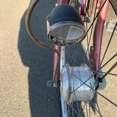 SANYO 26インチ　ピンク　電動アシスト自転車　バッテリー2個　の画像
