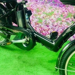 ❹ 4986子供乗せ電動アシスト自転車ブリヂストン3人乗り20インチ
