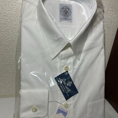 未使用　白シャツ　ワイシャツ　無地　