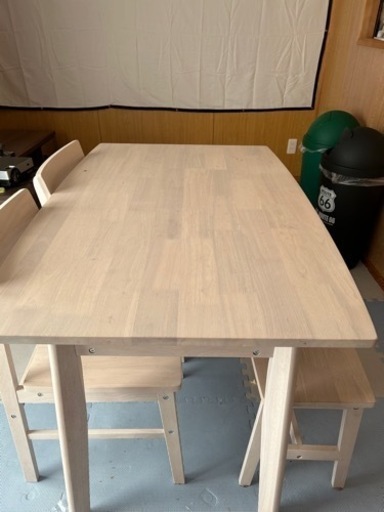 ダイニングテーブル4点セット