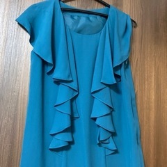 ドレス、ボレロ　バッグ　ベルトの画像