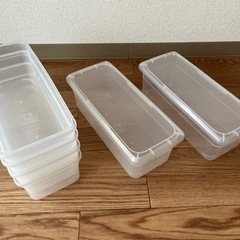 【お譲り先決定】シューズボックス、小物入れ　全6つ、ふた2つ