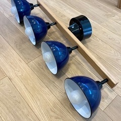 【美品】※値下げ※  unico シーリングランプ ネイビー