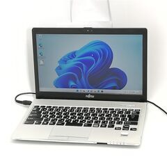 送料無料 保証付 日本製 新品SSD 13.3型 ノートパソコン 富士通 S935/K 中古美品 第5世代Core i5 10GB 無線 Wi-Fi カメラ Windows11 Office