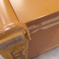 センターテーブル 幅122cm 重厚感 リビングテーブル 扉 引出付き テレビ台やサイドボードにも 家具 札幌市東区 新道東店の画像