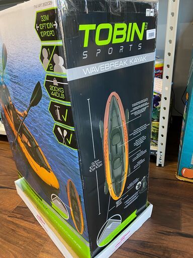 【店頭引き取り限定】トービンスポーツ ウェーブブレイク 10フィート 2人用 インフレータブル カヤック