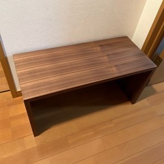 無印良品 コの字の家具 ウォールナット