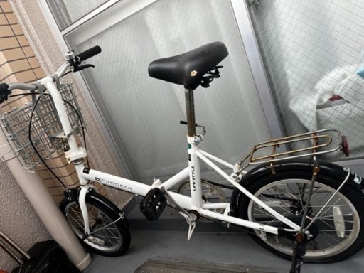 【コンパクト】折りたたみ自転車　便利なカゴ付き！