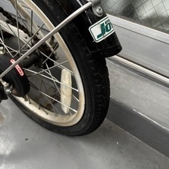 【コンパクト】折りたたみ自転車　便利なカゴ付き！の画像
