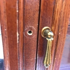 取引場所　南観音　K 2303-837 ジュエリーBOX 扉ツマミ一点取れています。(部品あります)汚れ　キズありの画像