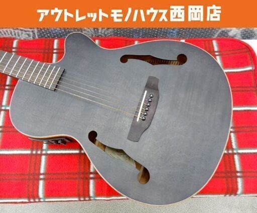 アリア ARIA エレクトリックアコースティックギター FET-F2 STBK ブラック チューナー機能付き アコギ 西岡店