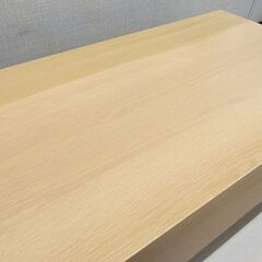 札幌市清田区/状態良好 モリタインテリア センターテーブル LT-46937 サイド収納 生活家具 の画像