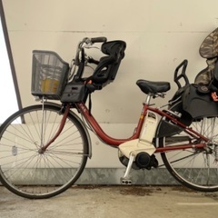 ヤマハ　パス　電動自転車　リアチャイルドシート