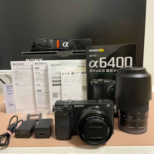 美品】SONY ‪α‬6400 ダブルズームレンズキット