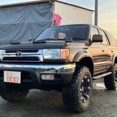 ハイラックスサーフ‼️車検も約1年付き！全塗装🤩社外ホイールでキ...