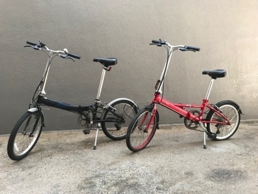 2台  ダホン☆DAHON  折りたたみ自転車  難あり