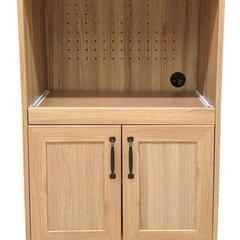 木製レンジ台　ノクタ9060(ニトリ/スライドカウンター付/収納付)の画像