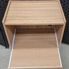 木製レンジ台　ノクタ9060(ニトリ/スライドカウンター付/収納付)の画像