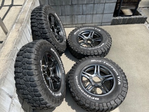 ジムニーJB23使用　タイヤ＋ホイール4本セットBFグッドリッチ 