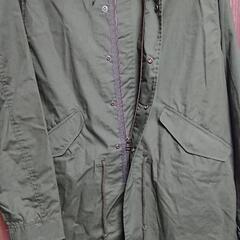 [値下げ！]春先にピッタリ！試着のみ！メンズスプリングコートMサイズカーキの画像