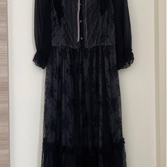 《美品》axes femme レースワンピース アクシーズファム