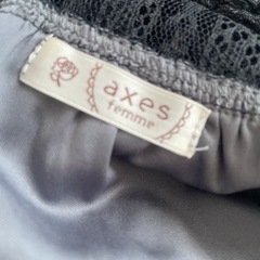 《美品》axes femme レースワンピース アクシーズファムの画像