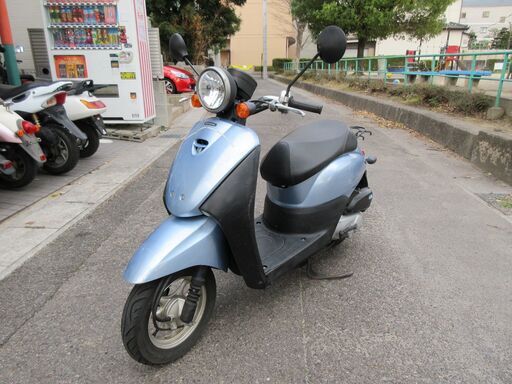 トゥデイ　ライトブルー　FI　バッテリー新品　インジェクション　ホンダ　4スト　原付　AF67