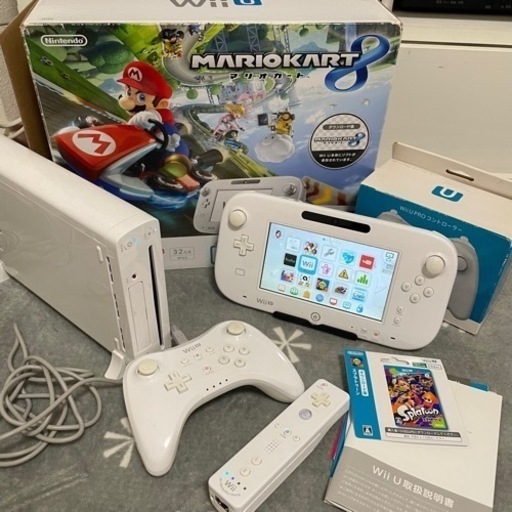数量限定WiiU 32GBマリオカート8セット＋スプラトゥーン、桃鉄セット