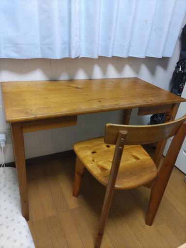 机と椅子セット