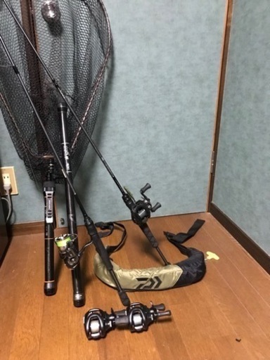 ブラックバス　釣り　引退品