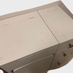 《3/25までの引取希望》 コンパクトドレッサー　ホワイトの画像