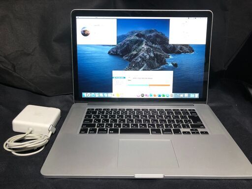 「MacBook Pro Retina 15インチ Mid 2012 ME664J/A」超高細密Retinaディスプレイ搭載 / 高性能Core i7搭載 /メモリー8GB / SSD-256GB / MacOS(Catalina)&Office2019とWin10＆Office2010の選択起動可能 / Webカメラ / Bluetooth / 無線LAN / バッテリー使用可（充放電回数332回、状態：正常）/ Magsafe2付属 / 中古美品