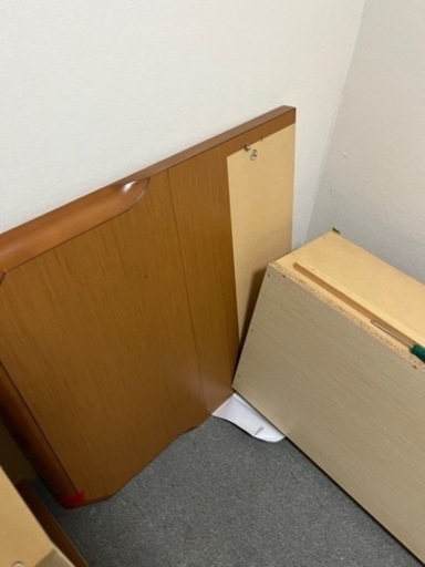 値下げスリームタイプ　ニトリシングルベッド　厚み25cmマットレス付き 引出しタイプ