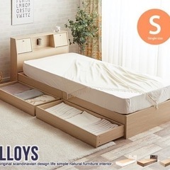 Alloys(アロイス)引出し付ベッド