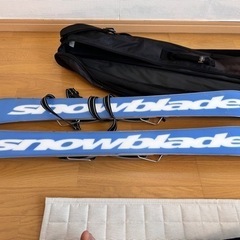 ショートスキー　収納バッグ付きの画像