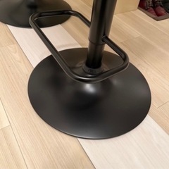 【新品未使用】ルシア バーチェア 2個セット（BK）の画像