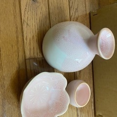 ⑥桜色熱燗セット5客の画像