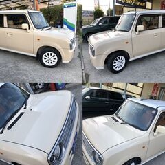 奈良 ラパン！5万キロ台！ツートンカラー！ナビ・TV！Bluetooth !ETCの画像