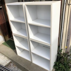 ※ 取引相手様決定致しました。カラーボックス4個 白 ホワイト ...