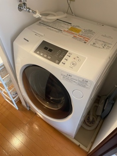 東芝　ザブーン　ドラム式洗濯乾燥機　美品